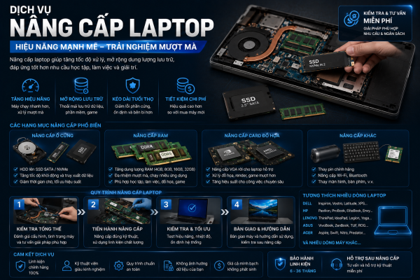nâng câp laptop